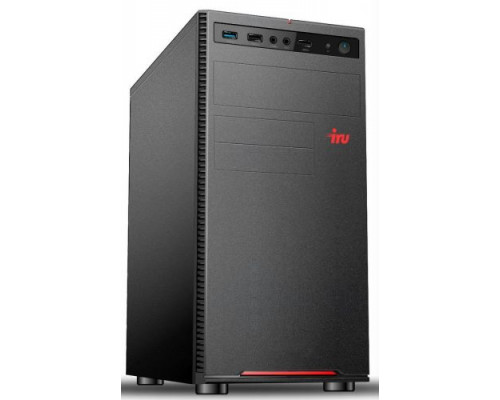 Компьютер iRu Home 120 MT 1526137 E1 6010/4GB/120GB SSD/Radeon R2 graphics/GbitEth/Win10Home/400W/black купить QBS.ru