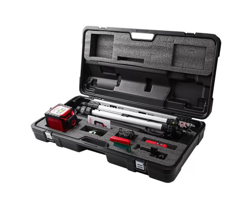 Комплект ротационного нивелира с элевационным штативом RGK SP-100G COMBO купить QBS.ru