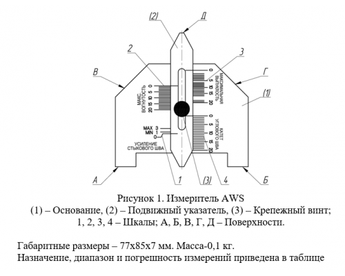 Шаблон сварщика AWS НТЦ Эксперт купить QBS.ru