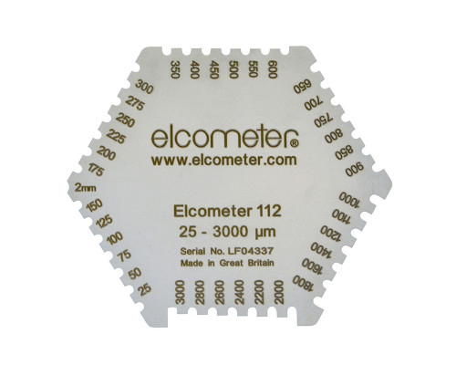 Толщиномер-гребенка для измерения толщины мокрого слоя Elcometer 112 & 3236