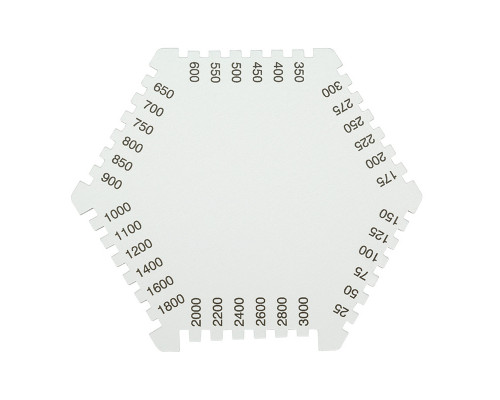 Гексагональная алюминиевая гребенка Elcometer 112AL