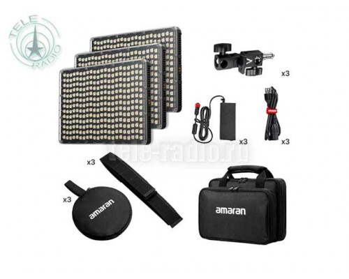 Aputure Amaran P60x 3 light kit