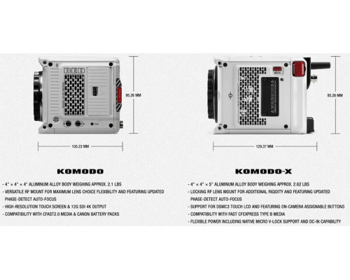 RED KOMODO-X 6K (Body Only)