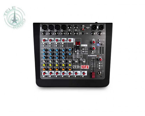 10-канальный аналоговый микшер Allen & Heath ZEDi10FX