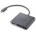 Адаптер Dell Adapter USB-C to HDMI/DP with Power Pass-Through купить QBS.ru