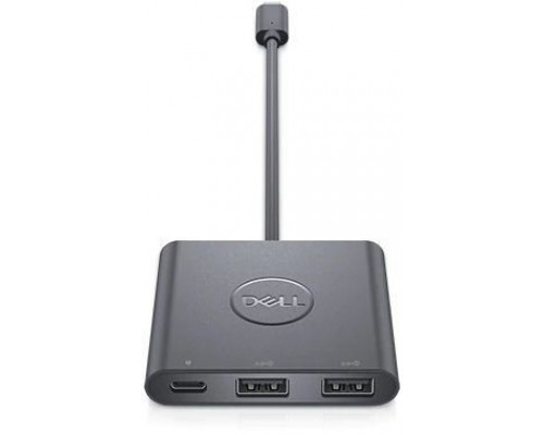 Адаптер Dell Adapter USB-C to Dual USB-A with Power Pass-Through купить QBS.ru
