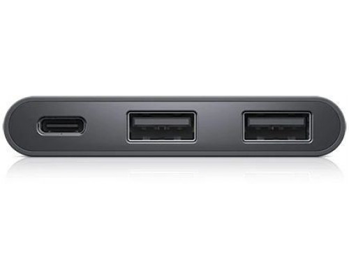 Адаптер Dell Adapter USB-C to Dual USB-A with Power Pass-Through купить QBS.ru
