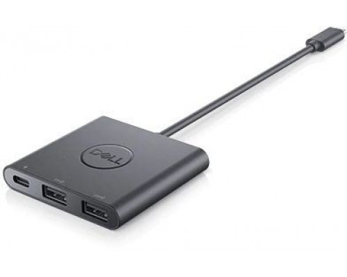 Адаптер Dell Adapter USB-C to Dual USB-A with Power Pass-Through купить QBS.ru