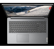 Ноутбук Lenovo IdeaPad 1 15ALC7 15,6 FHD (1920x1080)IPS AG, Ryzen 5 5500U, 8GB DDR4 3200, 512GB SSD M.2, Radeon Graphics, WiFi, BT, TPM2, HD Cam, 42Wh, 65W Round Tip, NoOS, 1Y, Cloud Grey, 1.62kg