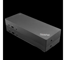 Док-станция ThinkPad Hybrid USB-C with USB-A Dock (2x DP 1.2, 2x HDMI, 3x USB 3.1, 2x USB 2.0, 1x USB-C, 1x RJ-45, 1x Combo Audio Jack 3.5mm)