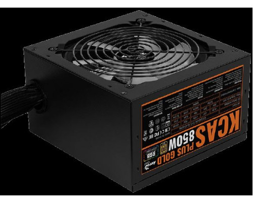 Блок питания Aerocool KCAS PLUS GOLD 850W <850W, ATX v2.4, APFC, Fan ARGB 12cm, 80+ Gold, Retail> купить QBS.ru