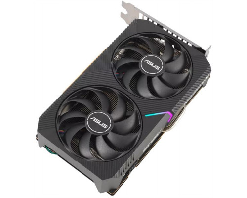 Видеокарта ASUS DUAL-RX6500XT-O4G//RX6500XT HDMI DP 4G D6; 90YV0HA1-M0NA00, 3 year купить QBS.ru