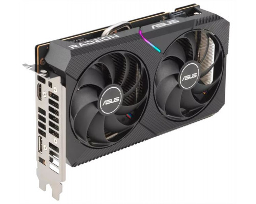 Видеокарта ASUS DUAL-RX6500XT-O4G//RX6500XT HDMI DP 4G D6; 90YV0HA1-M0NA00, 3 year купить QBS.ru