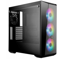 Корпус Cooler Master MasterBox 5 Lite RGB, USB 3.0 x 2, 1xFan, 3x120mm ARGB Fan, Black, Splitter cable + Controller, ATX, w/o PSU