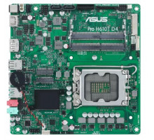 Материнская плата ASUS PRO H610T D4-CSM, LGA1700, H610, 2*DDR4, DP,HDMI, SATA 6.0, M.2, USB 3.2*2, USB 2.0*2,  mITX; 90MB1AM0-M0EAYC