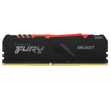 Оперативная память Kingston 32GB 3200MHz DDR4 CL16 DIMM FURY Beast RGB, 1 year