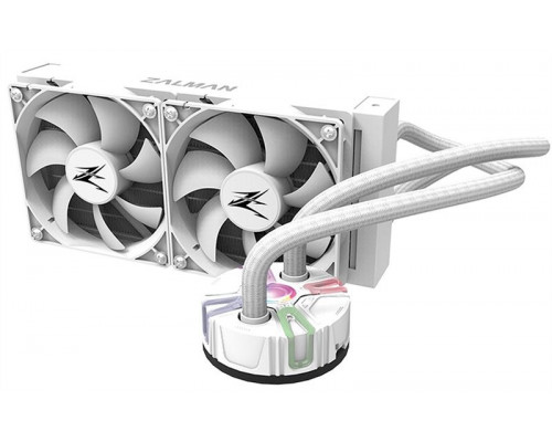Система водяного охлаждения Zalman CPU Liquid Cooler 240mm, White купить QBS.ru