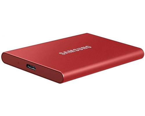 Тведотельный накопитель SSD Samsung T7 External 2Tb (2048GB) RED USB 3.2 (MU-PC2T0R/WW) купить QBS.ru