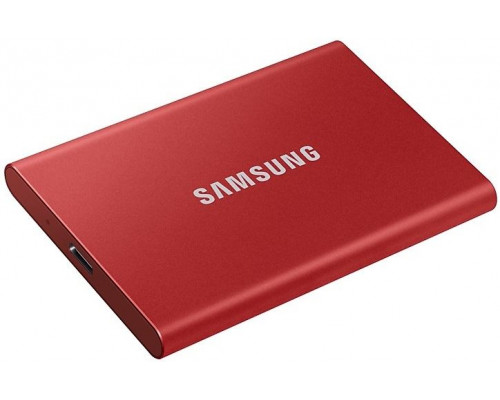 Тведотельный накопитель SSD Samsung T7 External 2Tb (2048GB) RED USB 3.2 (MU-PC2T0R/WW) купить QBS.ru