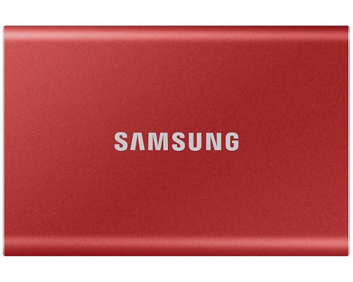 Тведотельный накопитель SSD Samsung T7 External 2Tb (2048GB) RED USB 3.2 (MU-PC2T0R/WW) купить QBS.ru