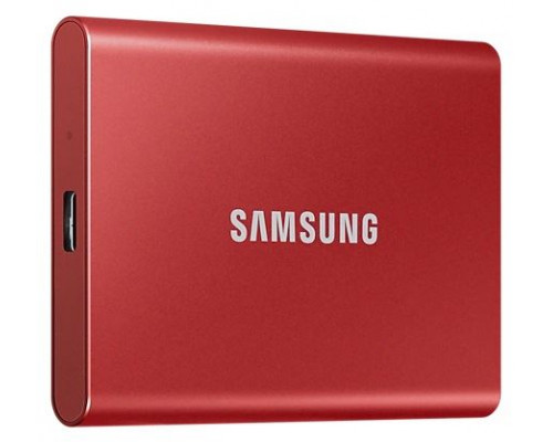 Твердотельный накопитель SSD Samsung T7 External 500Gb RED USB 3.2 (MU-PC500R/WW ) 1year купить QBS.ru