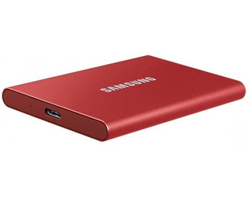 Твердотельный накопитель SSD Samsung T7 External 500Gb RED USB 3.2 (MU-PC500R/WW ) 1year купить QBS.ru