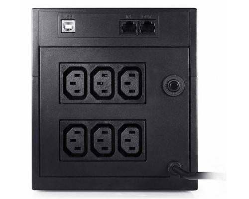 Источник бесперебойного питания Powercom Raptor, Line-Interactive, 1025VA/615W, Tower, 6*IEC320-C13, USB (295838) купить QBS.ru
