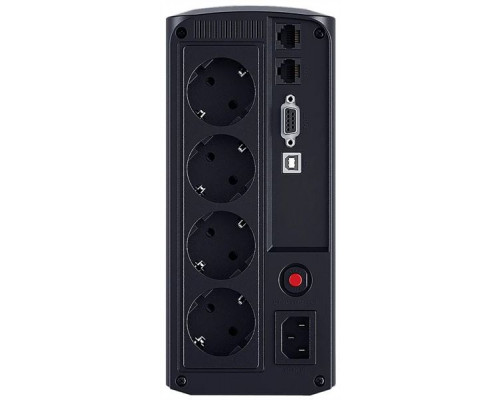 Источник бесперебойного питания Cyberpower VP1000ELCD Line-Interactive 1000VA/550W USB/RS-232/RJ11/45  (4 EURO) купить QBS.ru