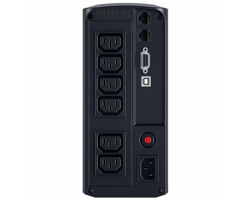 Источник бесперебойного питания Cyberpower VP1000EILCD Line-Interactive 1000VA/550W USB/RS-232/RJ11/45  (6 IEC С13) купить QBS.ru