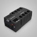 Источник бесперебойного питания Cyberpower BS850E Line-Interactive 850VA/480W USB (4+4 EURO) купить QBS.ru