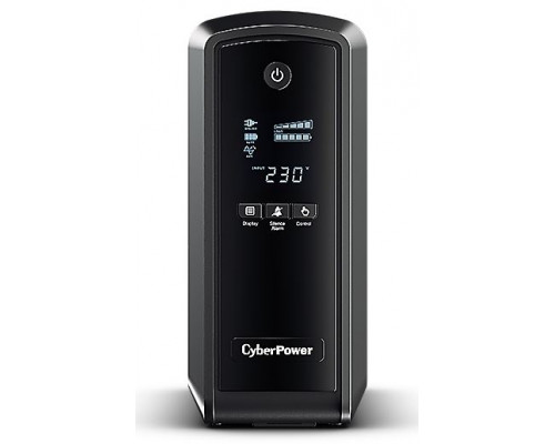 Источник бесперебойного питания Cyberpower CP900EPFCLCD Line-Interactive 900VA/540W USB/RJ11/45 (6 EURO) купить QBS.ru
