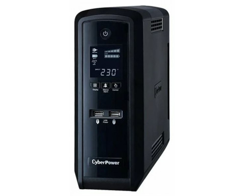 Источник бесперебойного питания Cyberpower CP1500EPFCLCD Line-Interactive 1500VA/900W USB/RS-232/RJ11/45 (6 EURO) купить QBS.ru