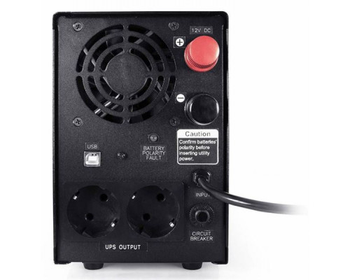 Источник бесперебойного питания Powercom Infinity, Line-Interactive, 800VA/480W, Tower, 2xSchuko, LCD, USB (314809) купить QBS.ru