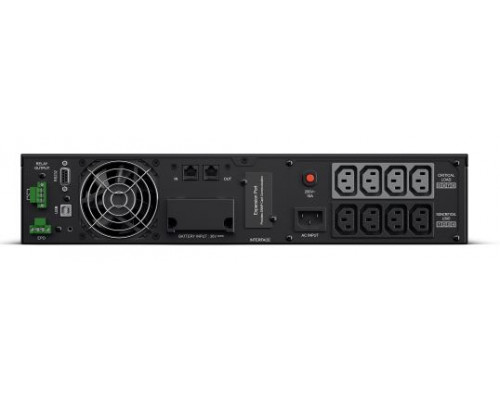 Источник бесперебойного питания CyberPower OL1000ERTXL2U Online 1000VA/900W USB/RS-232/Dry/EPO/SNMPslot/RJ11/45/ВБМ (8 IEC С13) купить QBS.ru