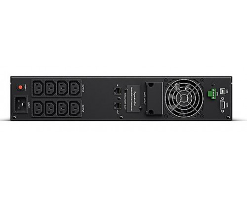 Источник бесперебойного питания CyberPower OLS2000ERT2U Online 2000VA/1800W USB/RS-232/EPO/SNMPslot/RJ11/45/ВБМ (8 IEC С13) купить QBS.ru