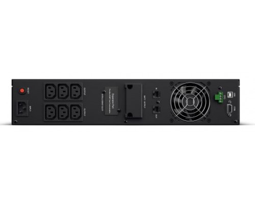 Источник бесперебойного питания CyberPower OLS1500ERT2U Online 1500VA/1350W USB/RS-232/EPO/SNMPslot/RJ11/45/ВБМ (6 IEC С13) купить QBS.ru