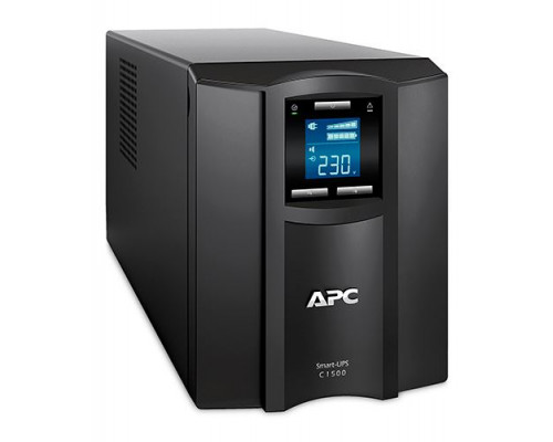 Источник бесперебойного питания APC Smart-UPS C 1500VA/900W, 230V, Line-Interactive, LCD (REP.SC1500I) купить QBS.ru