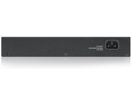 Коммутатор Zyxel GS1100-24E, 24xGE, rack 19, бесшумный купить QBS.ru