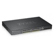  Гибридный Smart L2 коммутатор PoE+ Zyxel NebulaFlex GS1920-24HPv2, rack 19