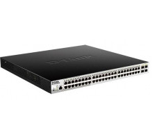 Коммутатор D-Link DGS-1210-52MP/ME/B2A, PROJ L2 Managed Switch with 48 10/100/1000Base-T ports and 4 1000Base-X SFP ports  (8 PoE ports 802.3af/802.3at (30 W), 40 PoE ports 802.3af (15,4 W), PoE Budget 370 W).1