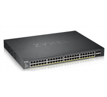  Гибридный Smart L2+ коммутатор PoE+ Zyxel NebulaFlex XGS1930-52HP, rack 19