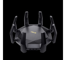Роутер ASUS RT-AX89X //802.11b/g/n/ac/ax, до 1148+4804 Mbps, 2,4 + 5 gGz, 8 antenna, USB, GBT LAN ; 90IG04J1-BM3010