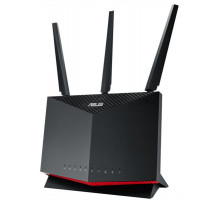 Роутер ASUS RT-AX86S //802.11 a/b/g/n/ac/ax, до 861 + 4804Mbps, 2,4 + 5 gGz, 3 antenna, USB, GBT+2,5GBT LAN ; 90IG05F0-MU2A00