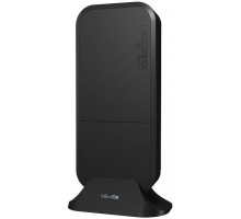 Точка доступа MikroTik wAP ac with 4 cores x 710MHz CPU, 128MB RAM, 2x Gbit LAN, built-in 2.4Ghz 802.11b/g/n Dual Chain wireless, built-in 5GHz 802.11an/ac Dual Chain wireless, RouterOS L4, black outdoor enclosure,