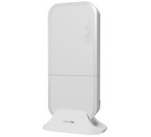 Точка доступа MikroTik wAP ac with 4 cores x 710MHz CPU, 128MB RAM, 2x Gbit LAN, built-in 2.4Ghz 802.11b/g/n Dual Chain wireless, built-in 5GHz 802.11an/ac Dual Chain wireless, RouterOS L4, white outdoor enclosure,