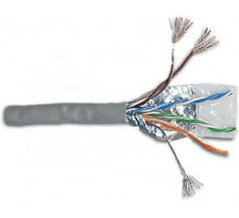  Кабель LANMASTER SSTP, 4 пары, кат. 7,  600Mhz, PVC, серый, 305 м