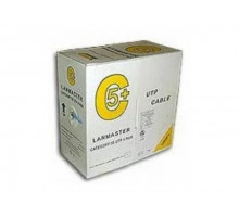  Кабель LANMASTER UTP, 4 пары, кат. 5Е,  350Mhz, LSZH, белый, 305 м