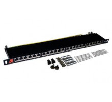  Патч-панель LANMASTER 24 порта, UTP, кат.6, 1U
