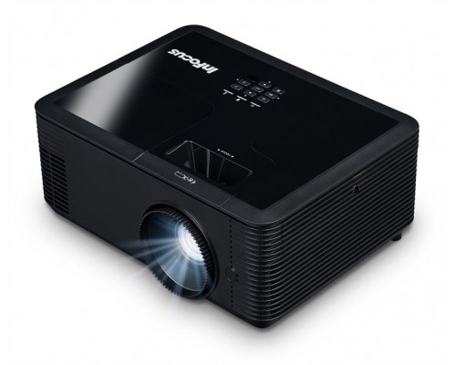 Проектор INFOCUS IN2136 DLP,4500ANSILm,WXGA(1280х800),28500:1,(1.18-1.54:1)3.5mmin,VGAin,HDMI1.4aх3(поддержка3D),USB-A(клав.,мышь),лампа15000ч.(ECOmode),3.5mmout,Monitorout(VGA),RS232,RJ45,21дБ,3.2кг купить QBS.ru