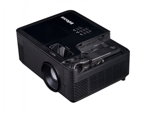 Проектор INFOCUS IN2136 DLP,4500ANSILm,WXGA(1280х800),28500:1,(1.18-1.54:1)3.5mmin,VGAin,HDMI1.4aх3(поддержка3D),USB-A(клав.,мышь),лампа15000ч.(ECOmode),3.5mmout,Monitorout(VGA),RS232,RJ45,21дБ,3.2кг купить QBS.ru